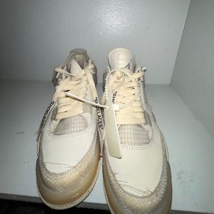 Off white Jordan 4’s Sail